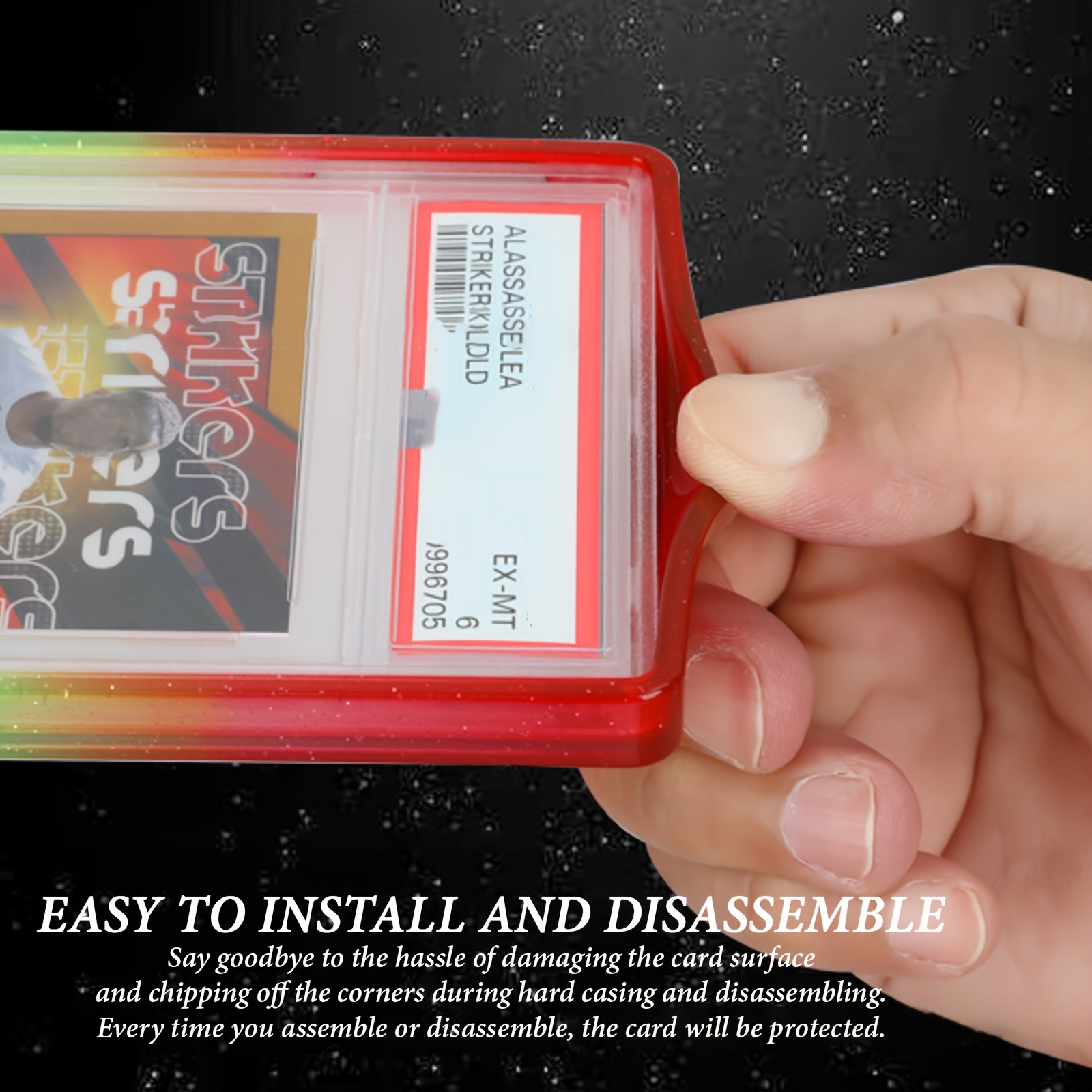 Градиентный чехол с блестками  – обзор и цена Graded Card Display